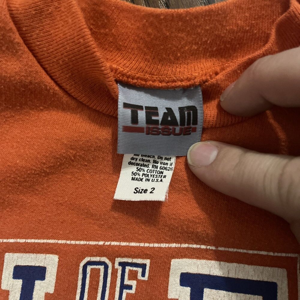 VTG Team Issue University Of Florida Gators Kids Sweatshirt‎ U Of F 2T Orange - Picture 4 of 9